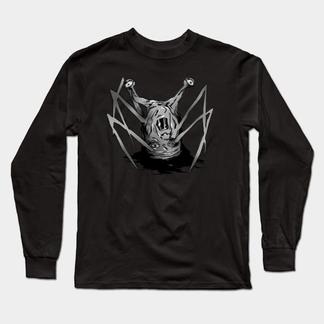 Spider Head Long Sleeve T-Shirt by castrocastro